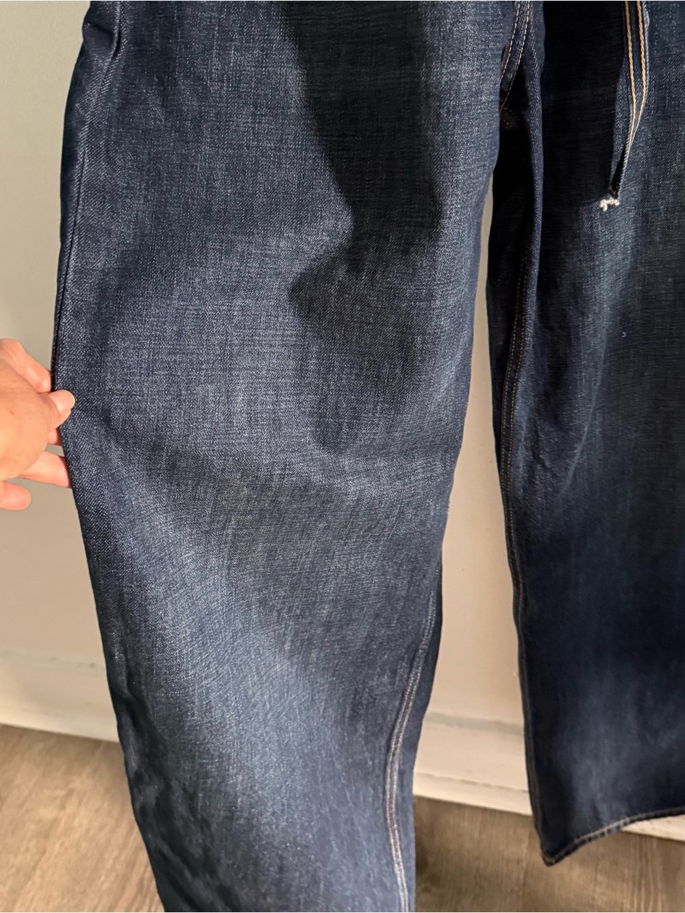 Zara Dark Blue Denim Jumpsuit - Picture 6 of 15